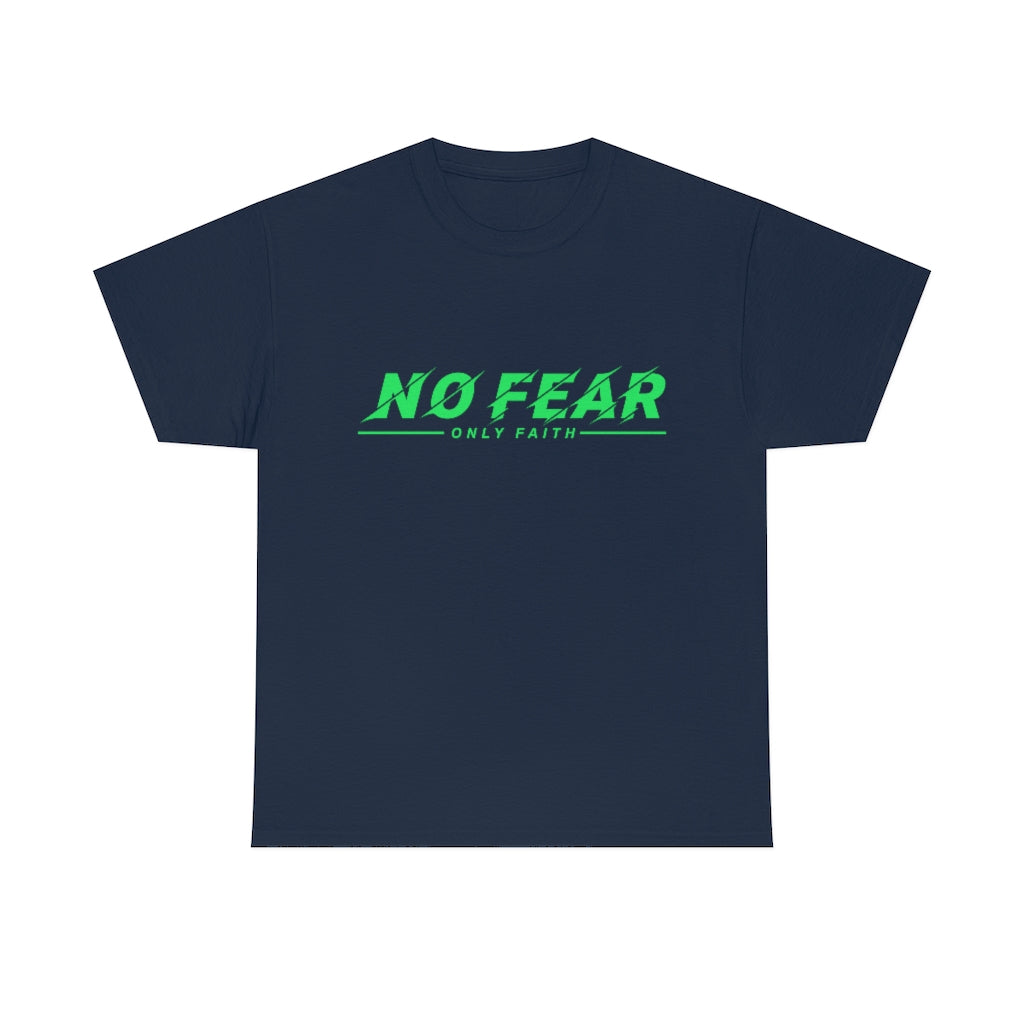 Unisex Heavy Cotton Tee (No Fear Green)