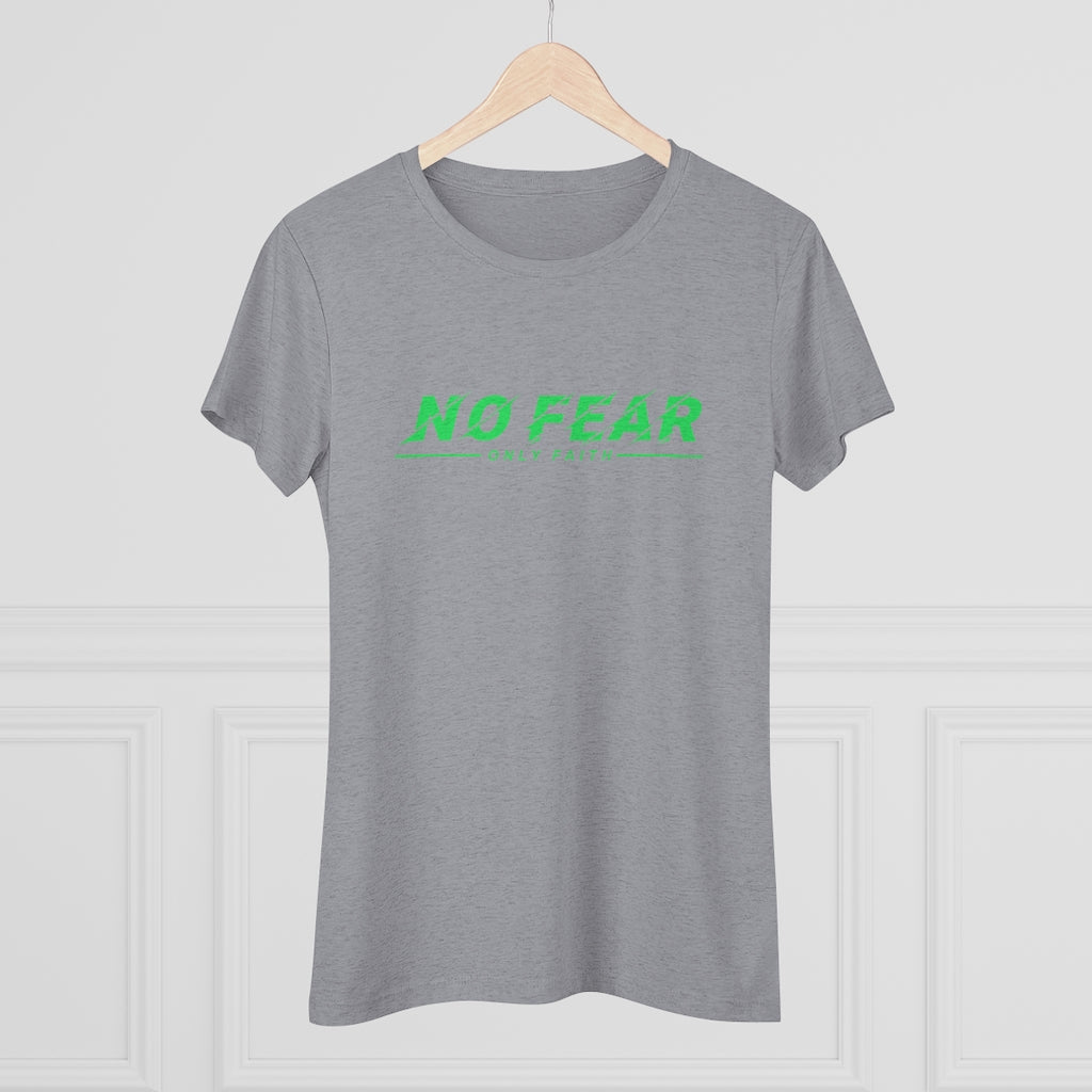 Women's Triblend Tee (No Fear Green)