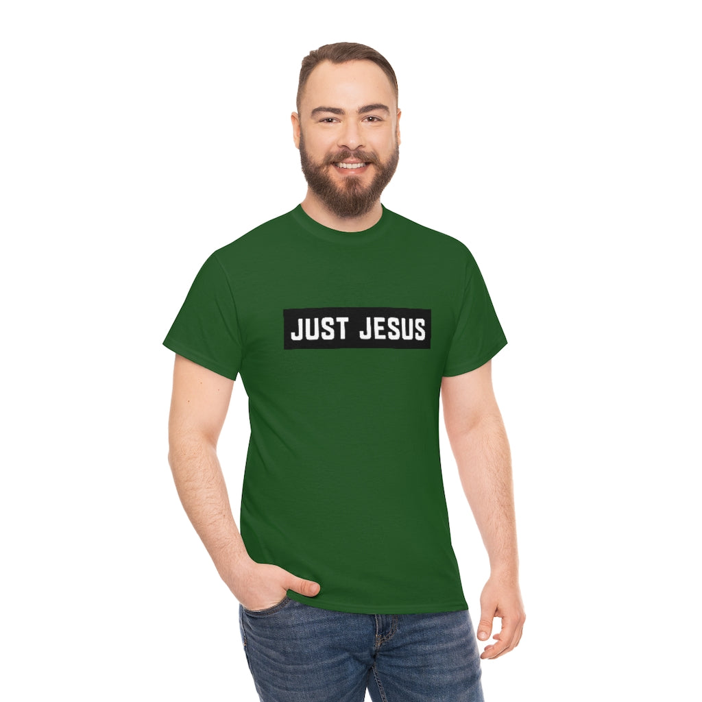 Unisex Heavy Cotton Tee (Gildan 5000) (Just Jesus)