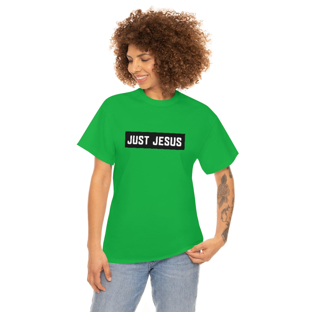 Unisex Heavy Cotton Tee (Gildan 5000) (Just Jesus)