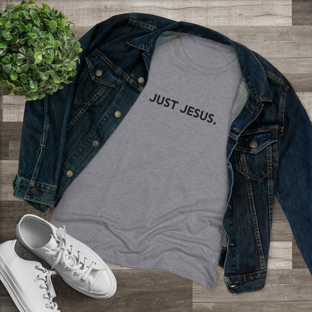 Women's Triblend Tee (Just Jesus)