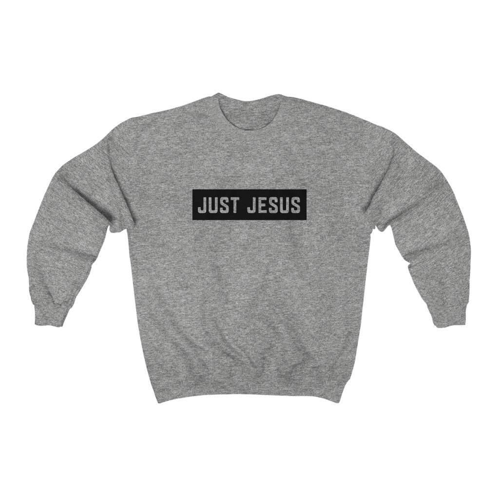 Unisex Heavy Blend™ Crewneck Sweatshirt (Just Jesus)