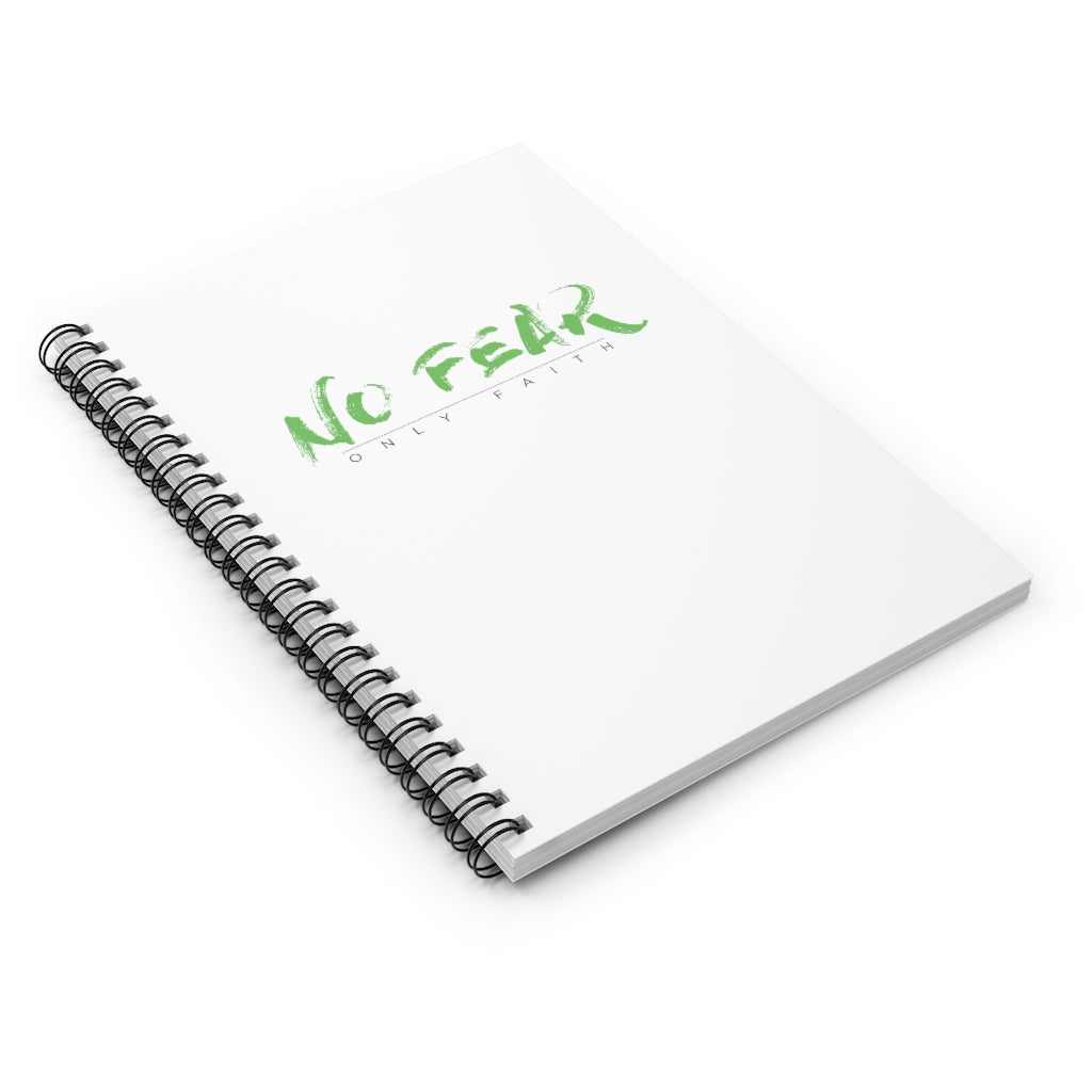 Spiral Notebook - Ruled Line (No Fear Green)