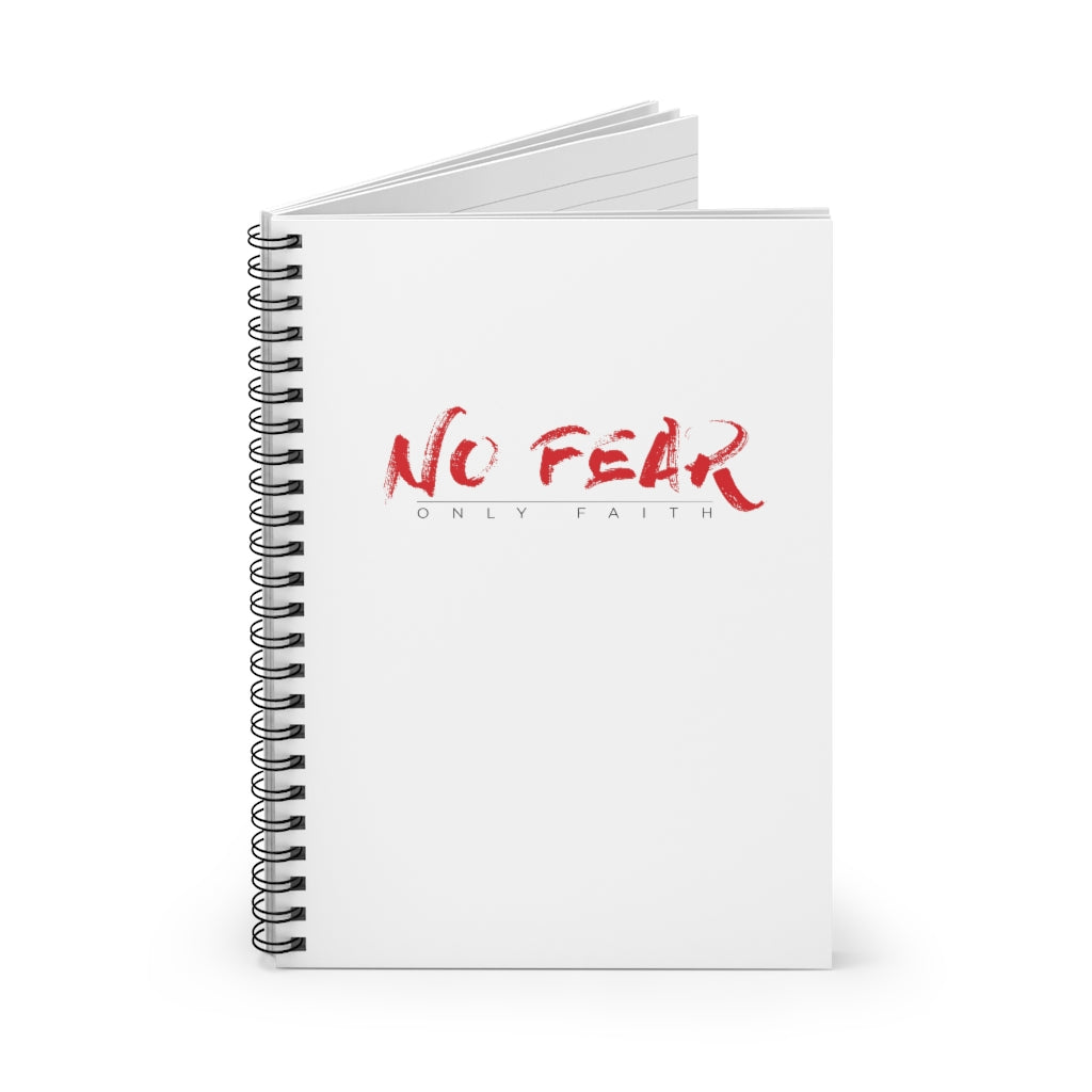 Spiral Notebook - Ruled Line (No Fear Red)