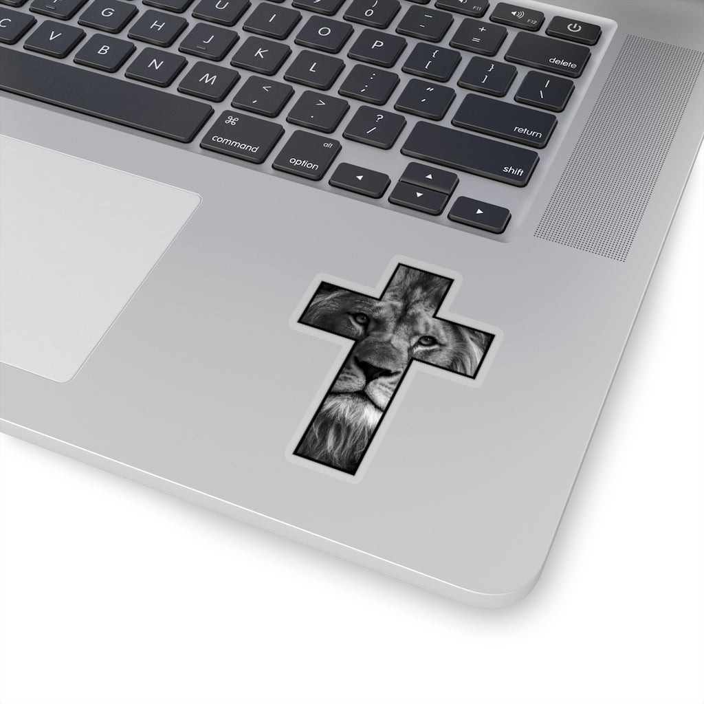 Kiss-Cut Stickers (Lion Cross Black)