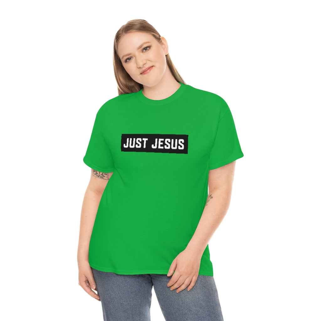 Unisex Heavy Cotton Tee (Gildan 5000) (Just Jesus)