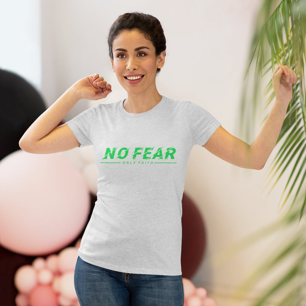 Women's Triblend Tee (No Fear Green)