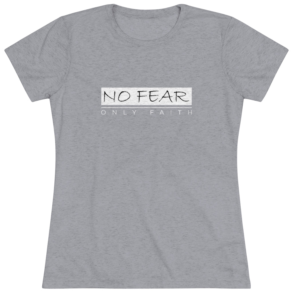 Women's Triblend Tee (No Fear White)