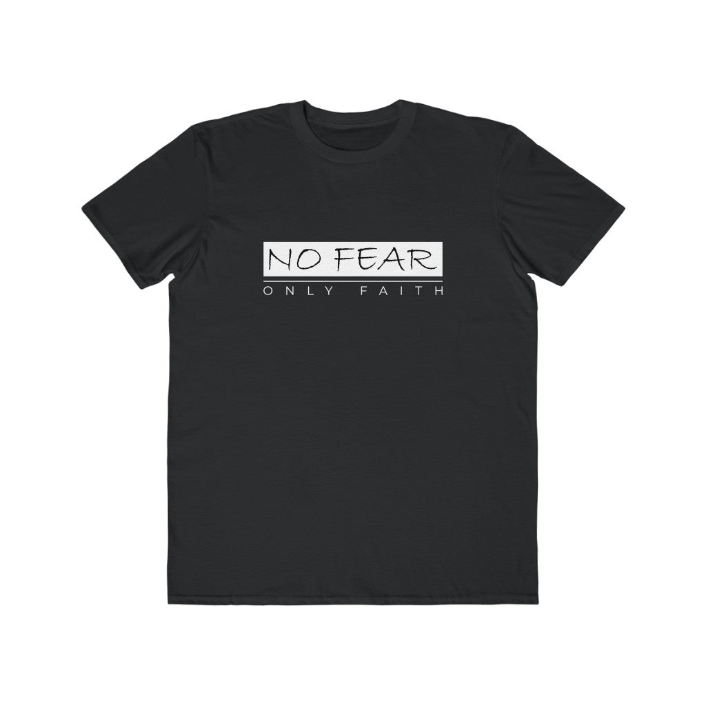 Men's Lightweight Fashion Tee (No Fear White)