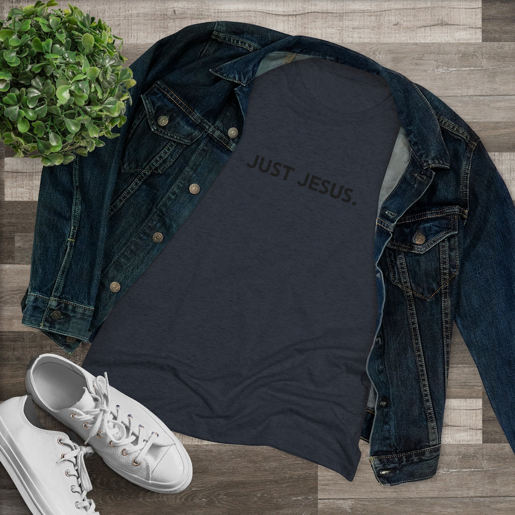 Women's Triblend Tee (Just Jesus)