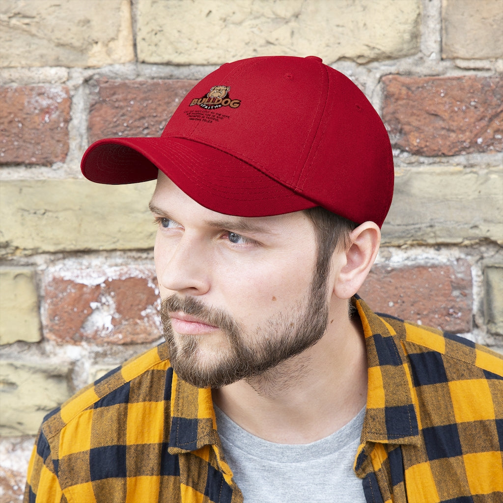 Unisex Twill Hat (Bulldog Faith)
