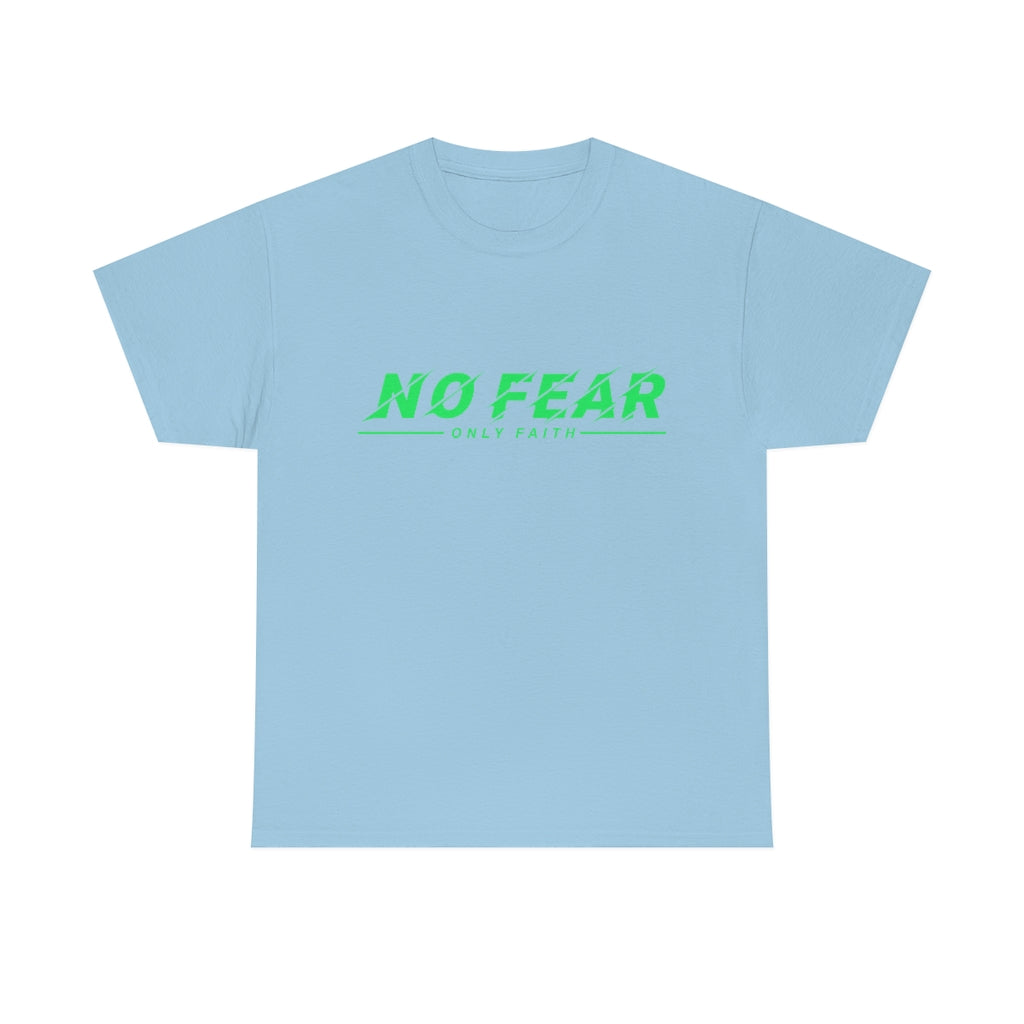 Unisex Heavy Cotton Tee (No Fear Green)