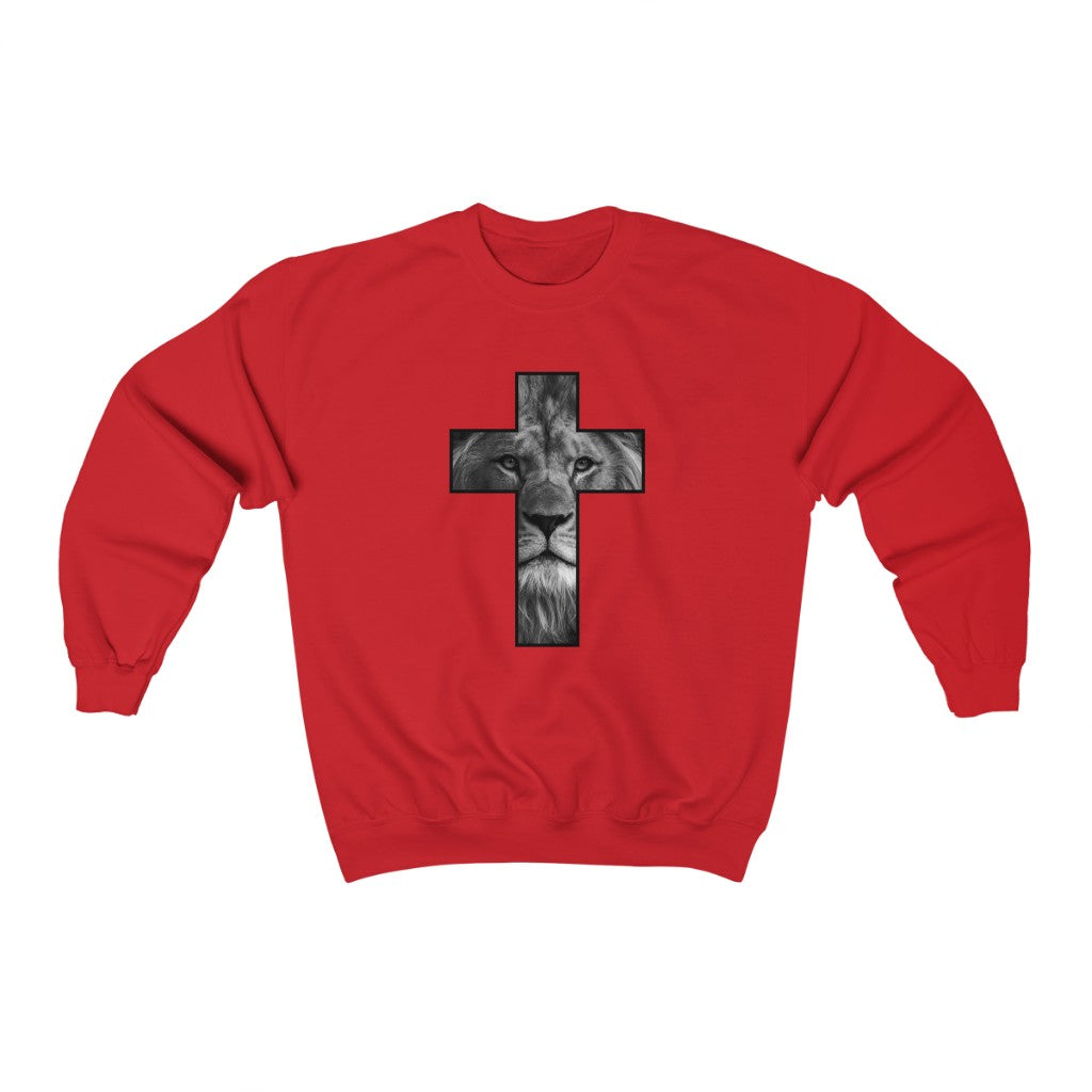 Unisex Heavy Blend™ Crewneck Sweatshirt (Lion)