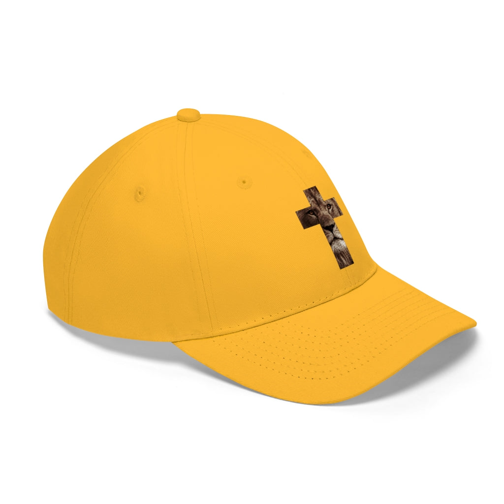 Unisex Twill Hat (Lion Cross)