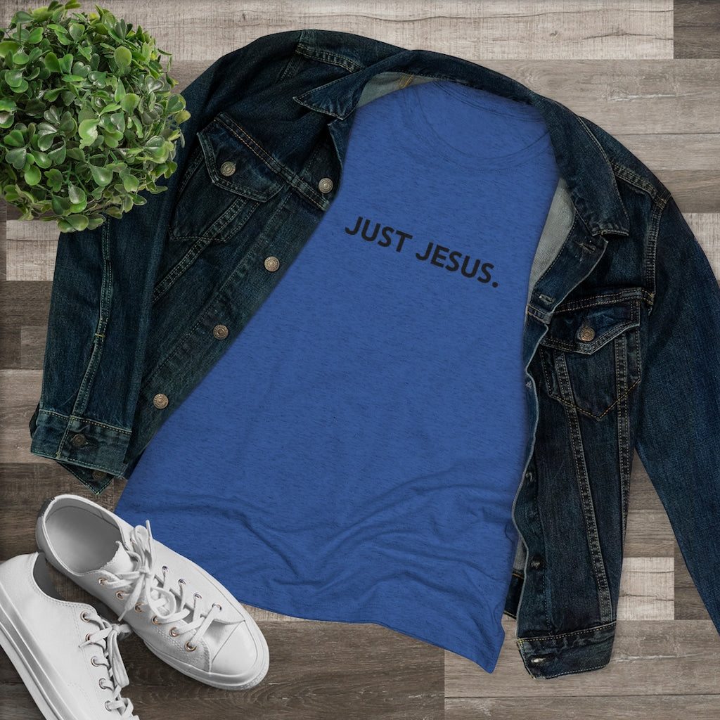 Women's Triblend Tee (Just Jesus)