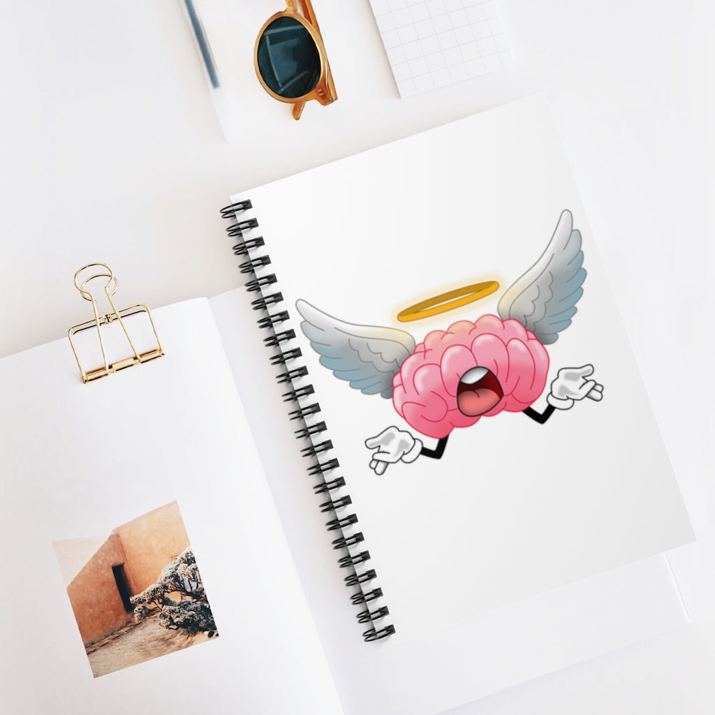 Spiral Notebook - Ruled Line (Angel)