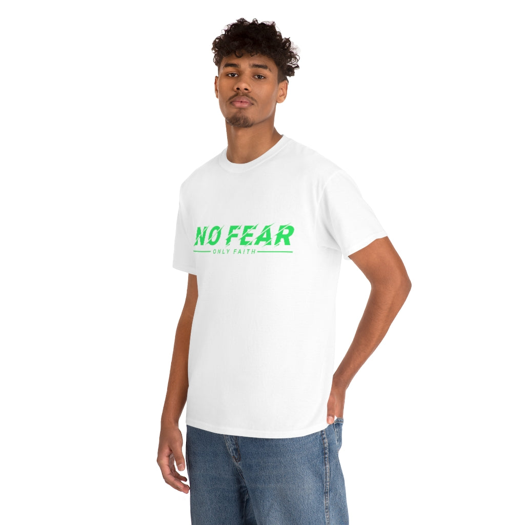 Unisex Heavy Cotton Tee (No Fear Green)