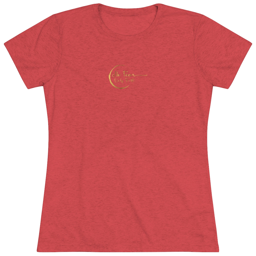 Women's Triblend Tee (No Fear Gold)