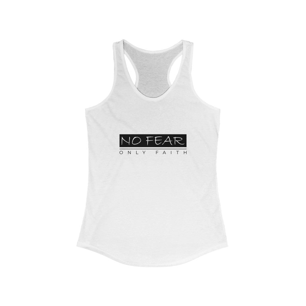 Women's Ideal Racerback Tank (No Fear Black)