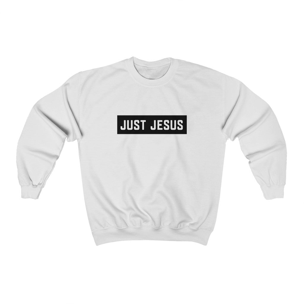 Unisex Heavy Blend™ Crewneck Sweatshirt (Just Jesus)