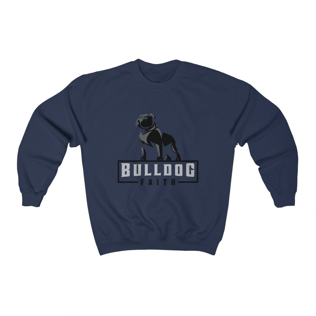 Unisex Heavy Blend™ Crewneck Sweatshirt (Bulldog Faith)
