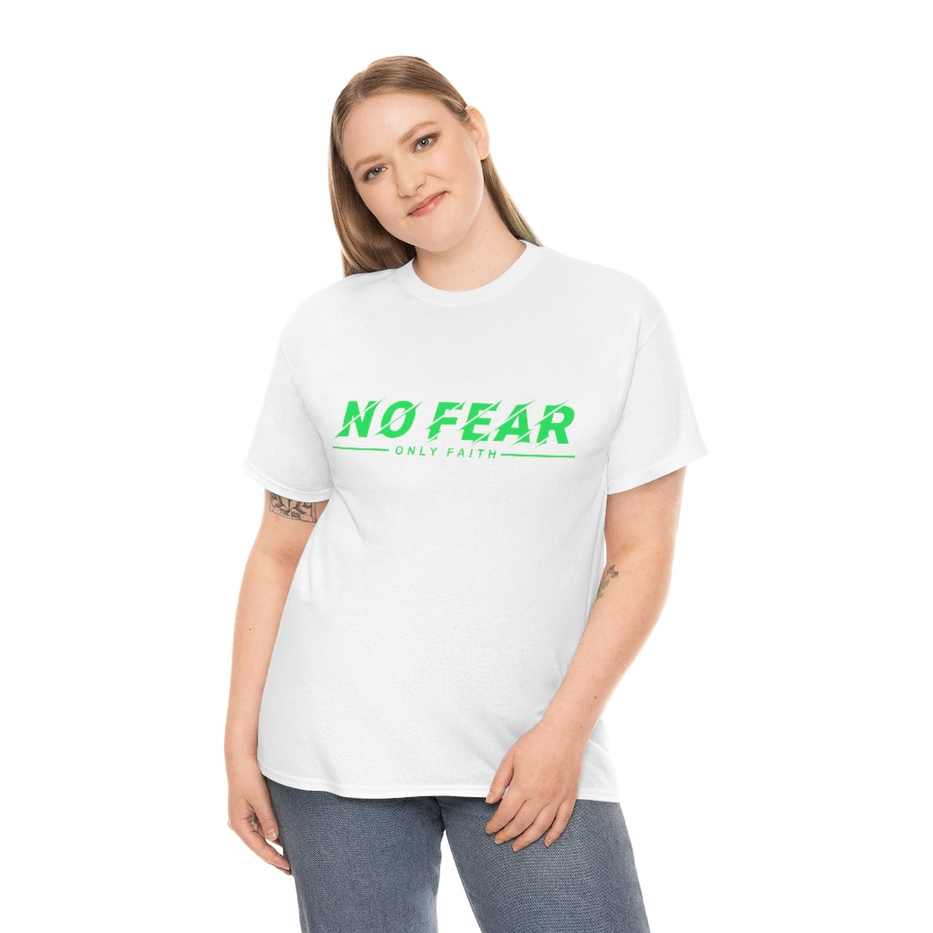 Unisex Heavy Cotton Tee (No Fear Green)