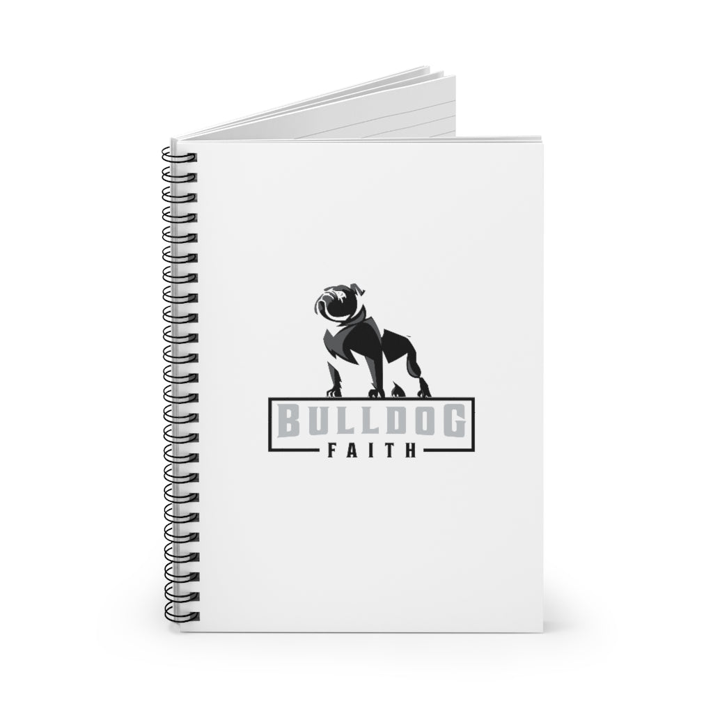 Spiral Notebook - Ruled Line (Bulldog Faith)