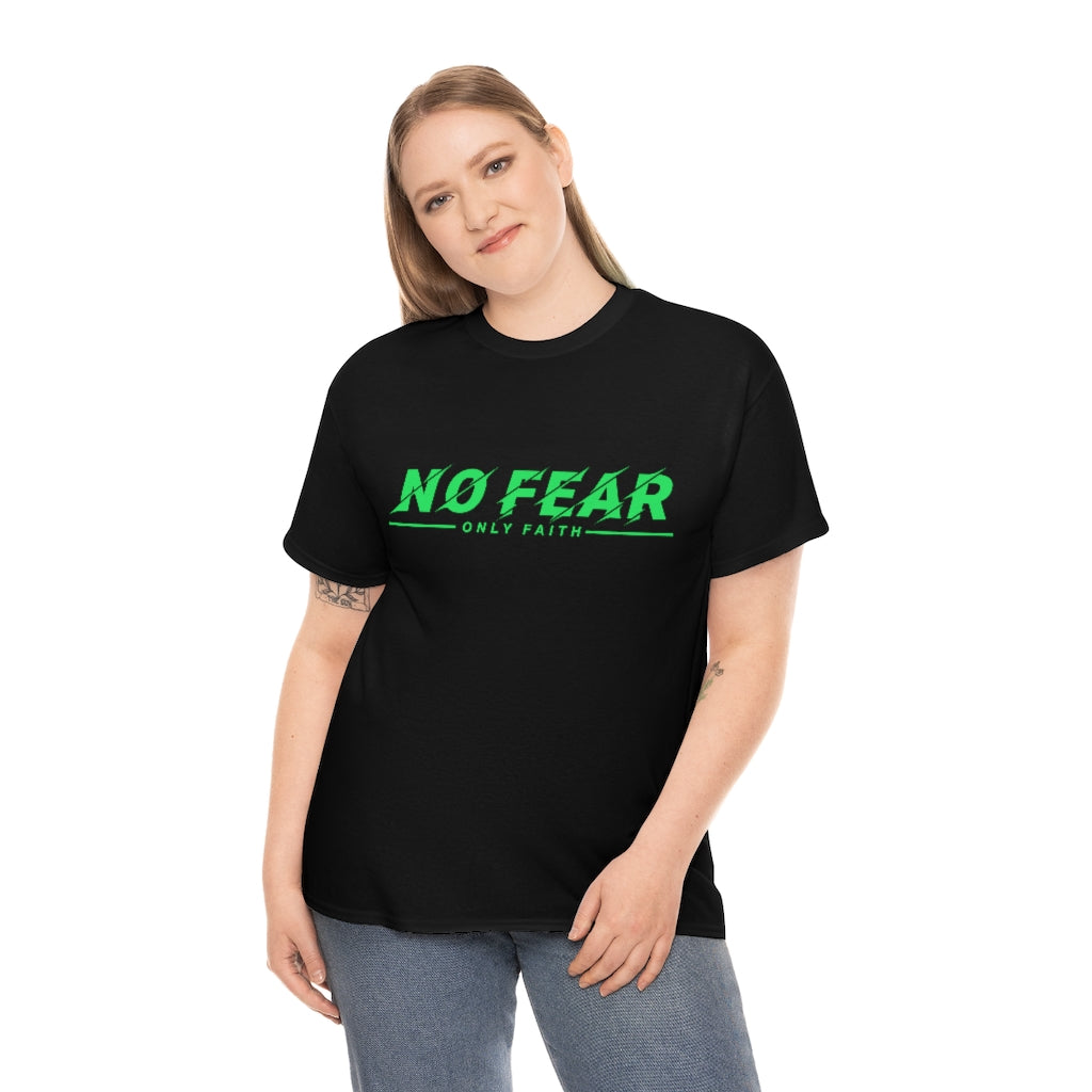 Unisex Heavy Cotton Tee (No Fear Green)