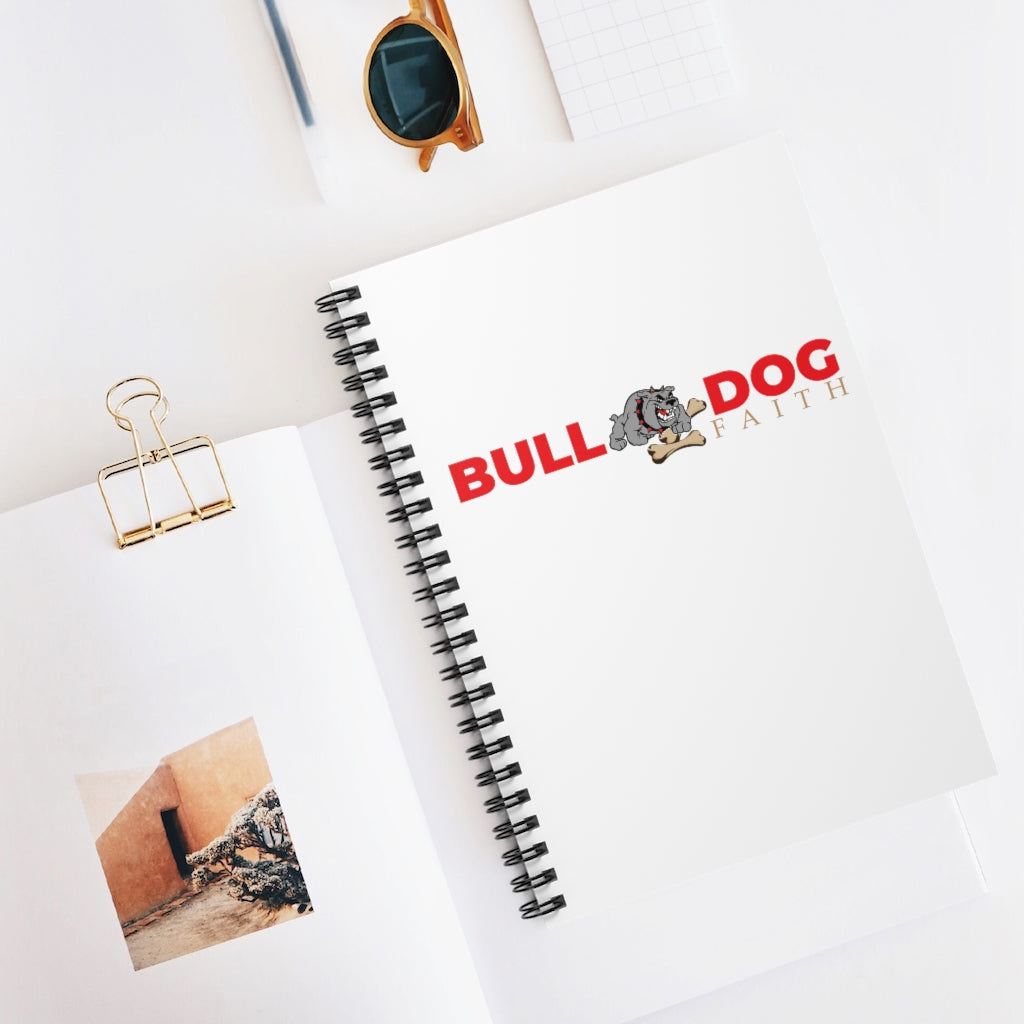 Spiral Notebook - Ruled Line (Bulldog Faith)