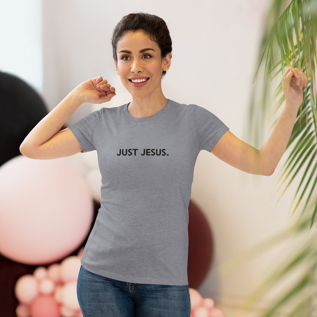 Women's Triblend Tee (Just Jesus)