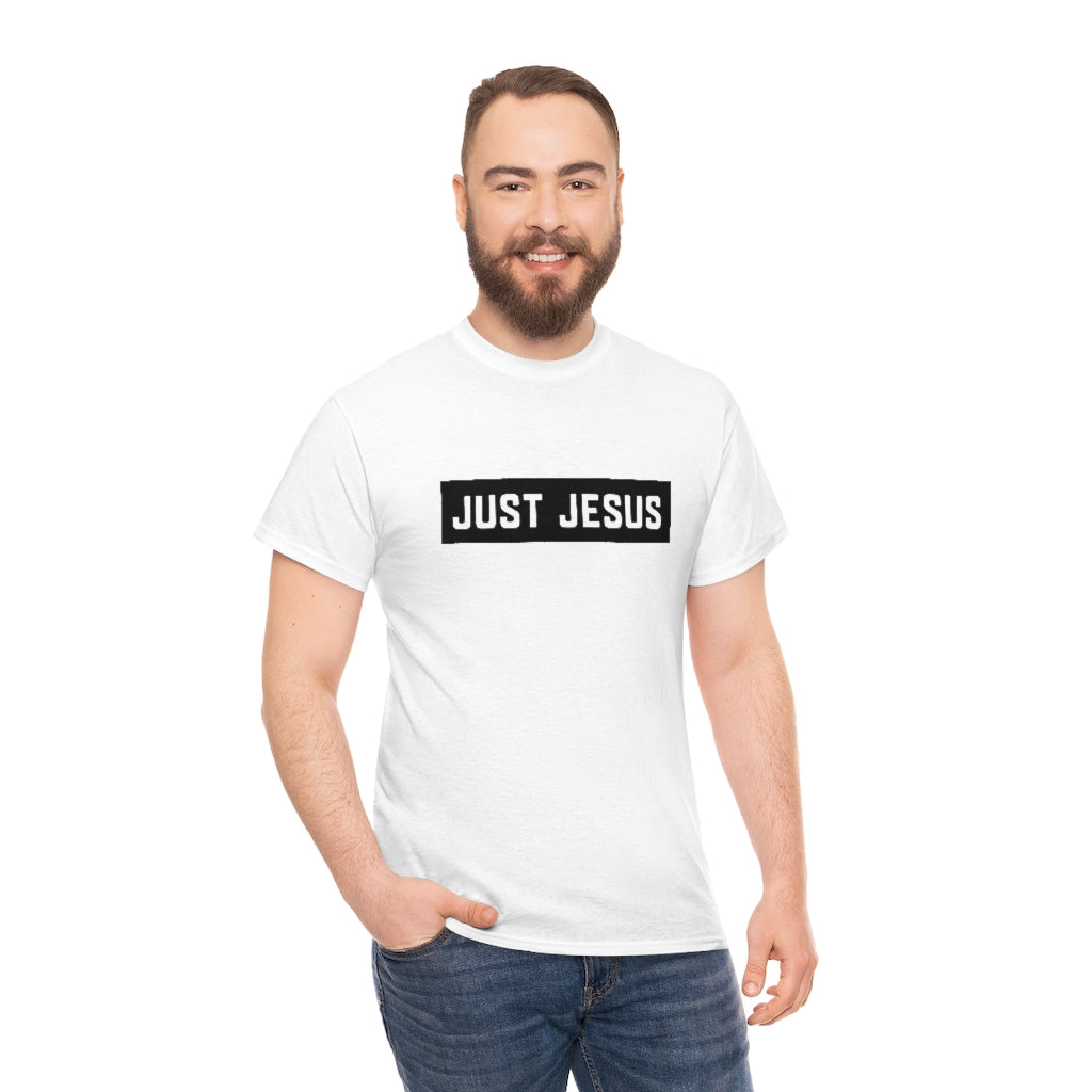 Unisex Heavy Cotton Tee (Gildan 5000) (Just Jesus)