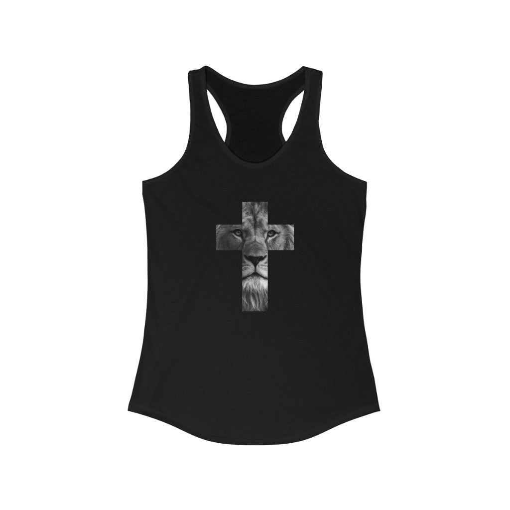 Women's Ideal Racerback Tank (Lion)