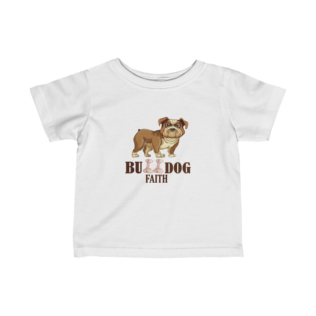 Infant Fine Jersey Tee (Bulldog Faith)