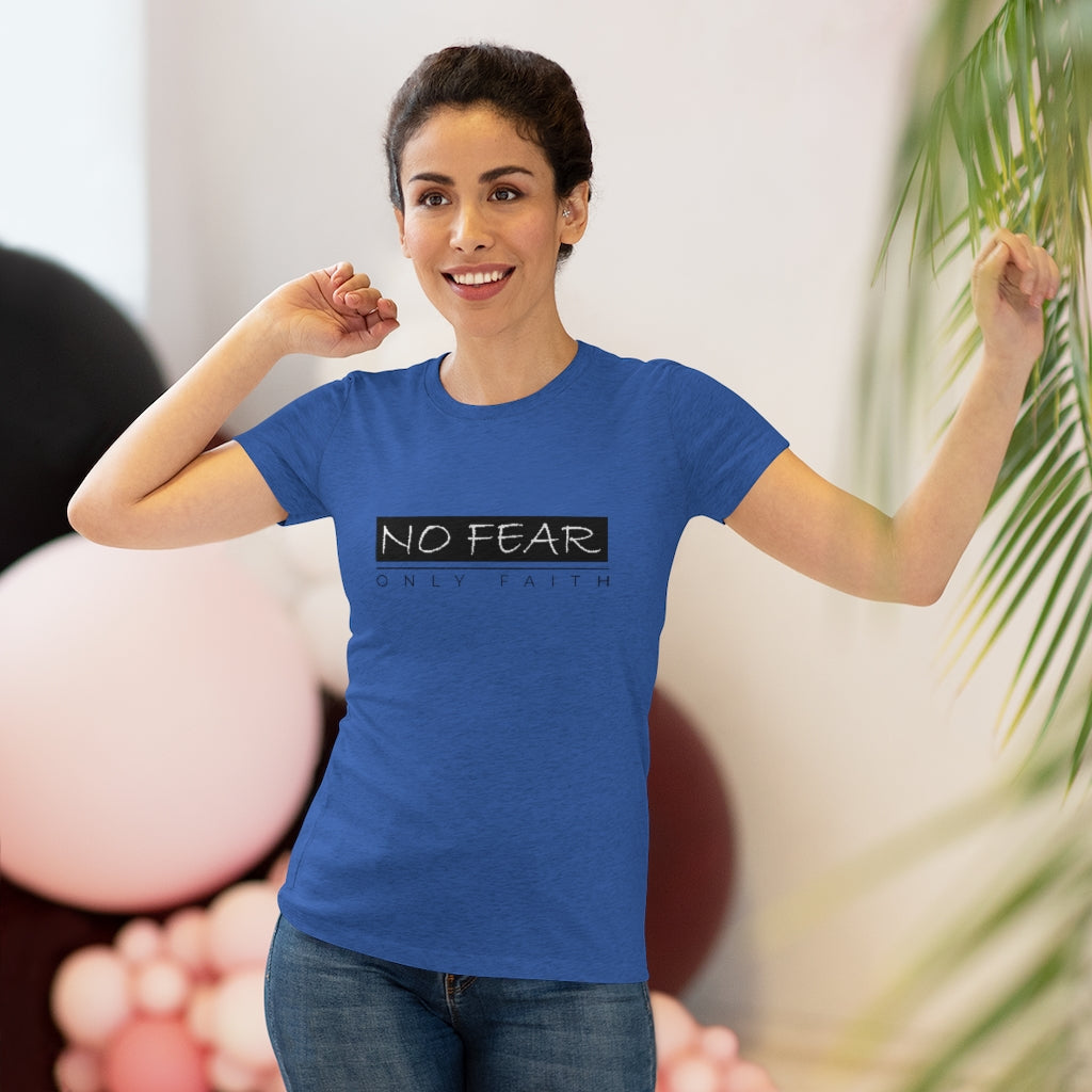 Women's Triblend Tee (No Fear Black)