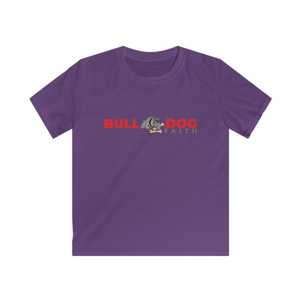 Kids Softstyle Tee (Bulldog Faith)