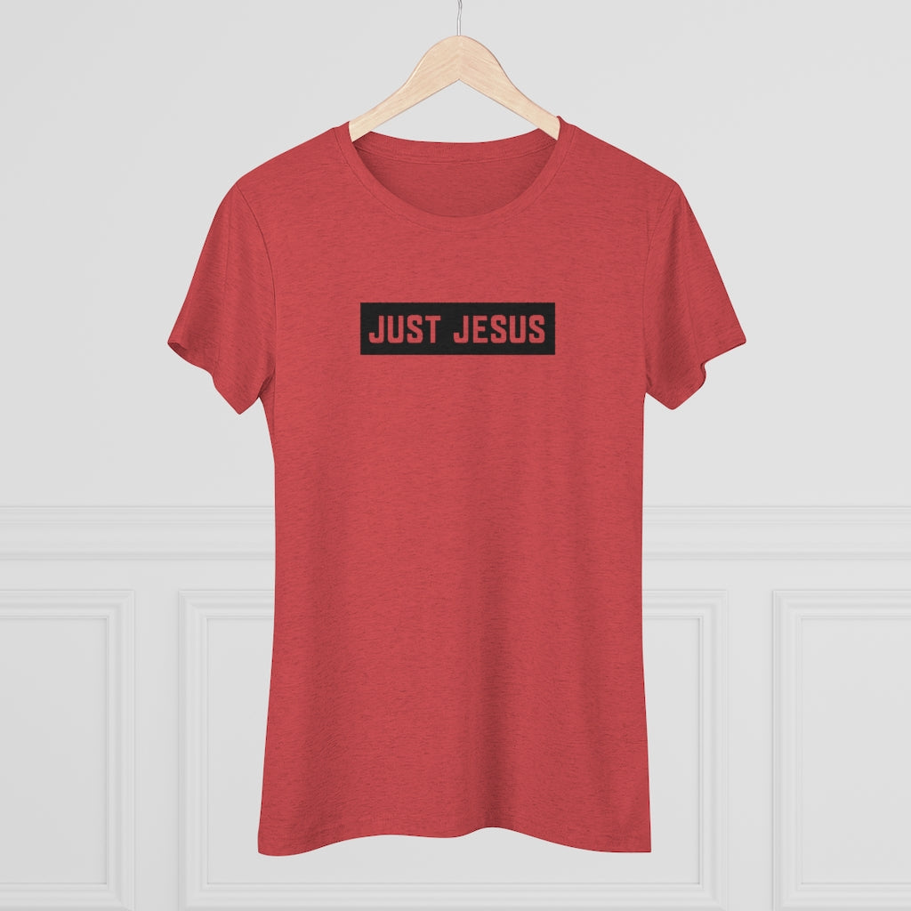 Women's Triblend Tee (Just Jesus)