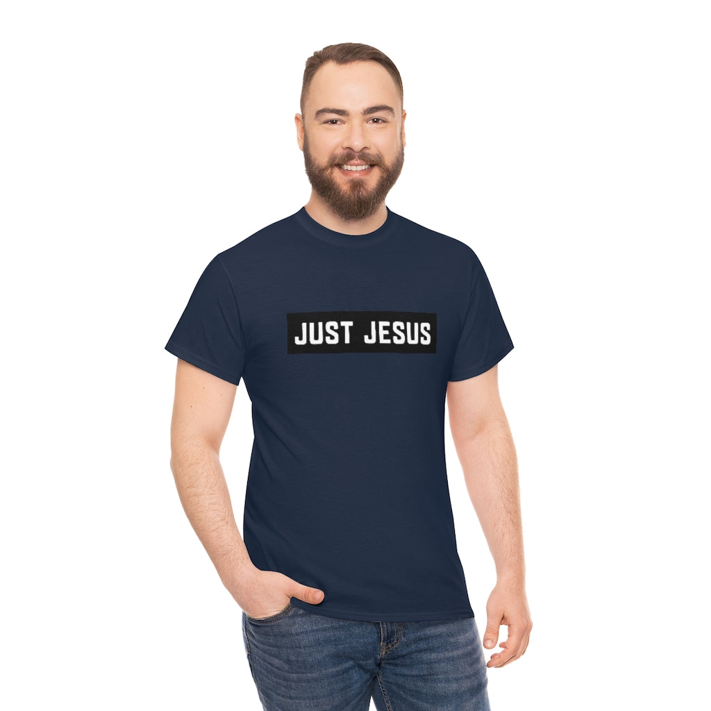 Unisex Heavy Cotton Tee (Gildan 5000) (Just Jesus)