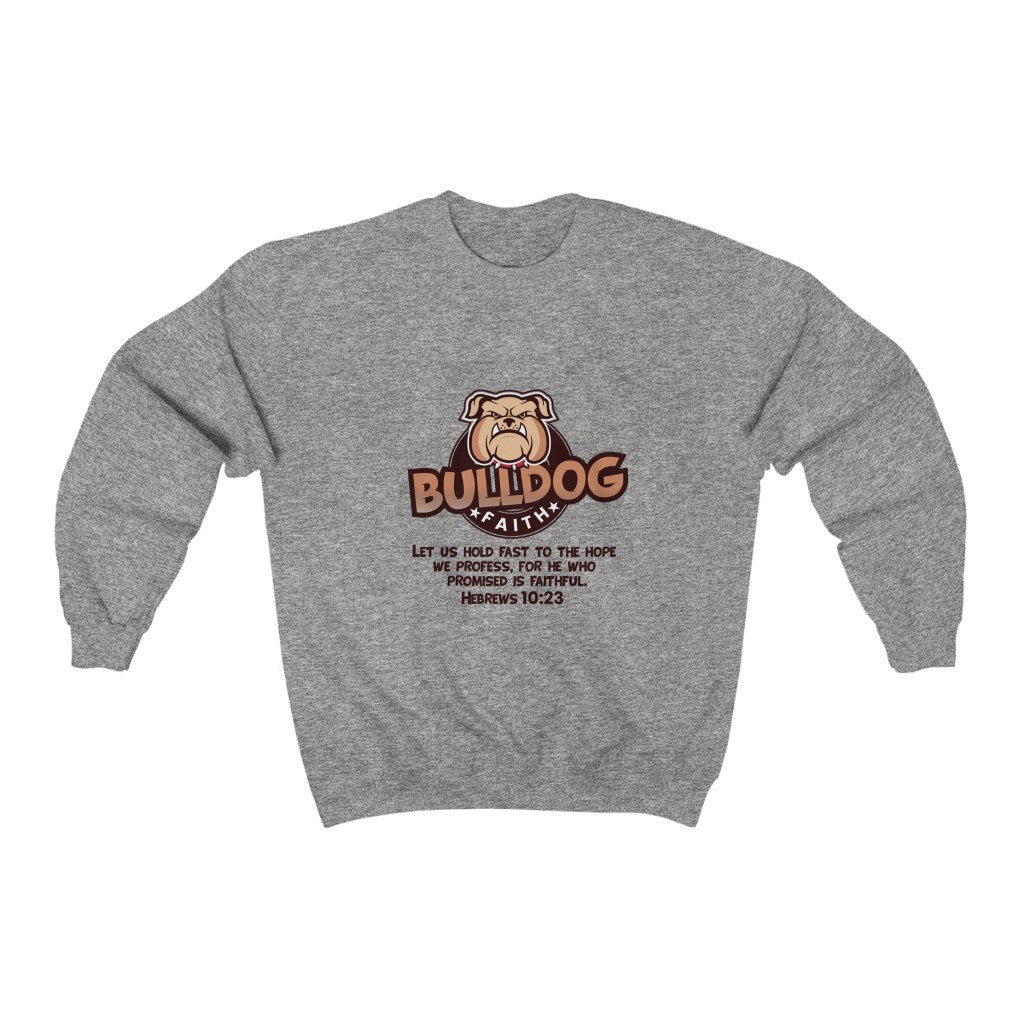 Unisex Heavy Blend™ Crewneck Sweatshirt (Bulldog Faith)