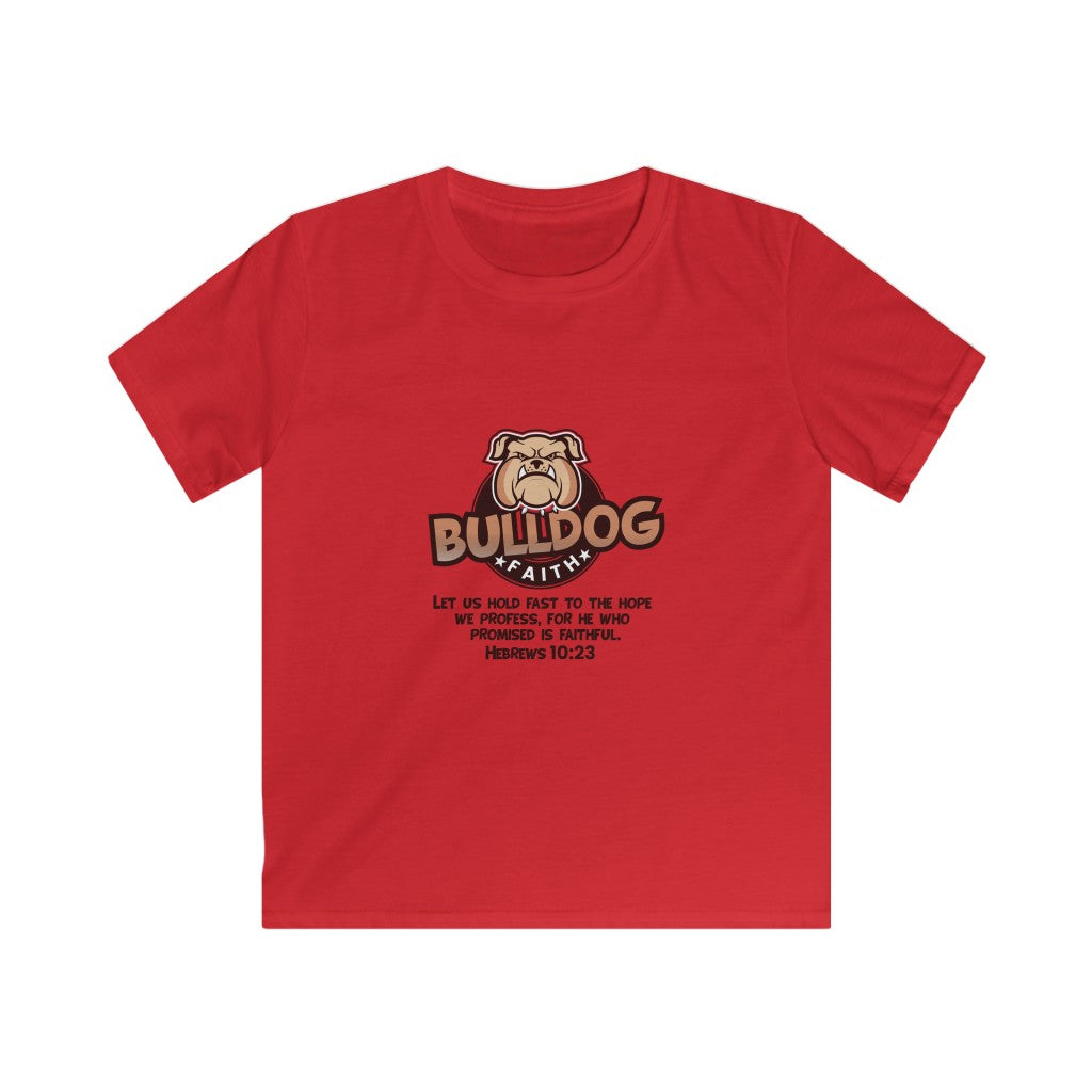 Kids Softstyle Tee (Bulldog Faith)