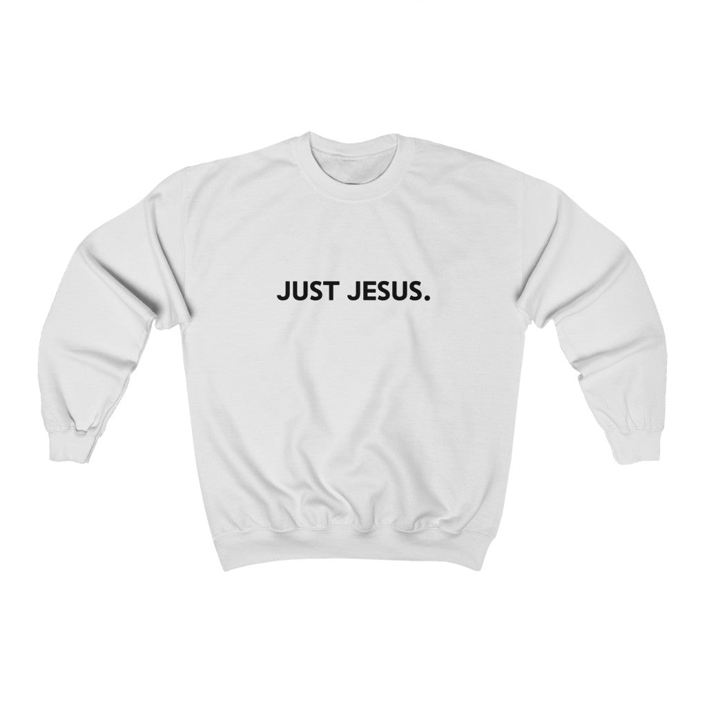 Unisex Heavy Blend™ Crewneck Sweatshirt (Just Jesus)