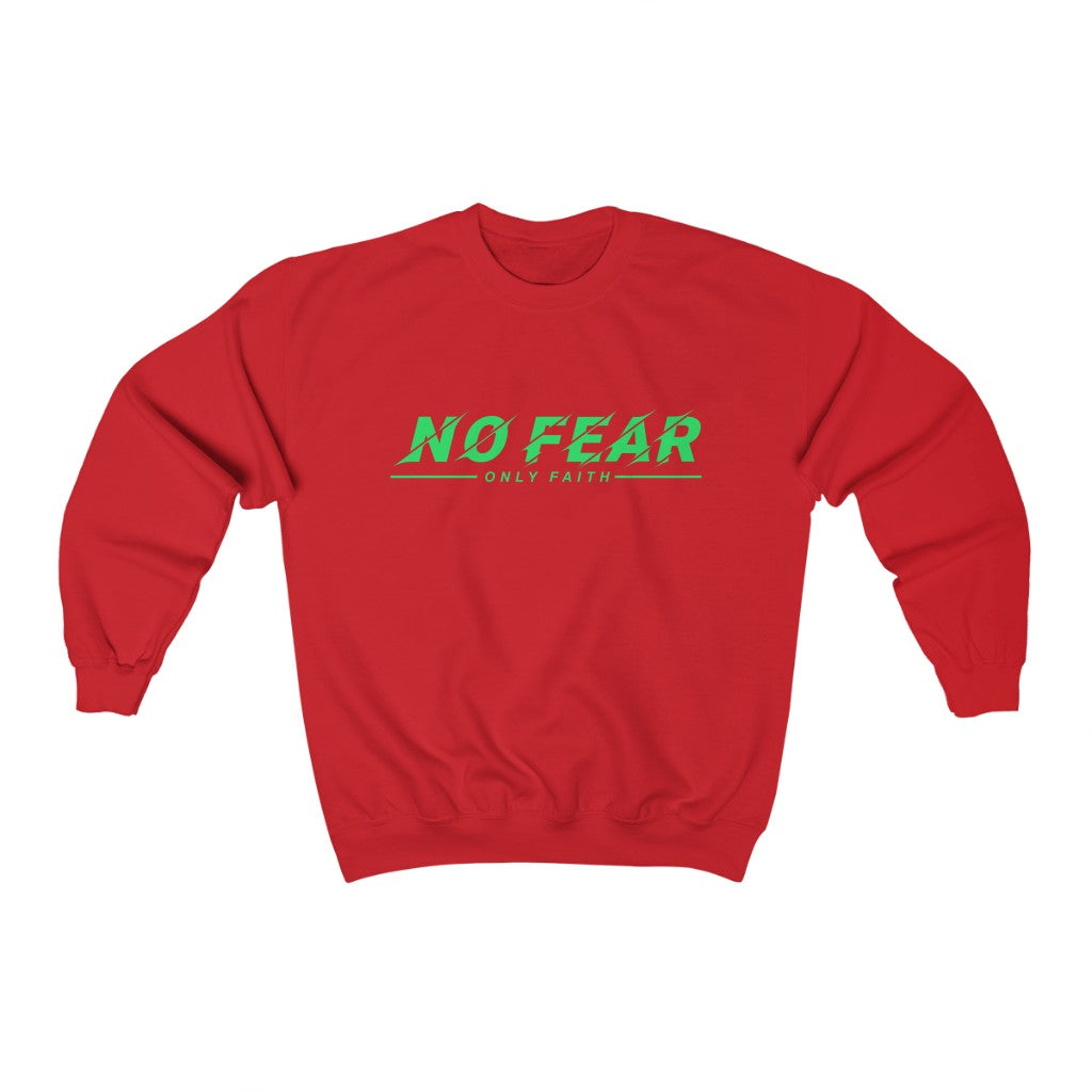 Unisex Heavy Blend™ Crewneck Sweatshirt (No Fear Green)