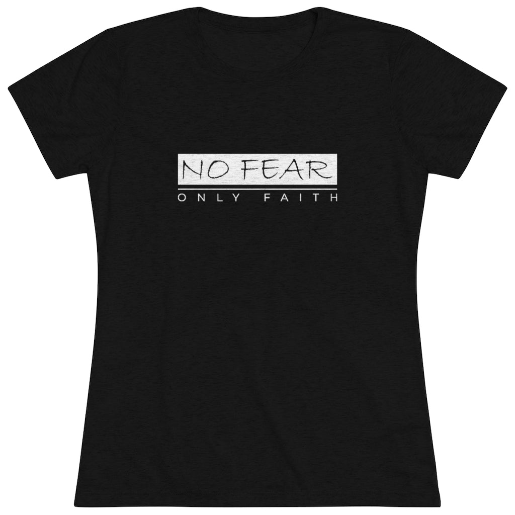 Women's Triblend Tee (No Fear White)