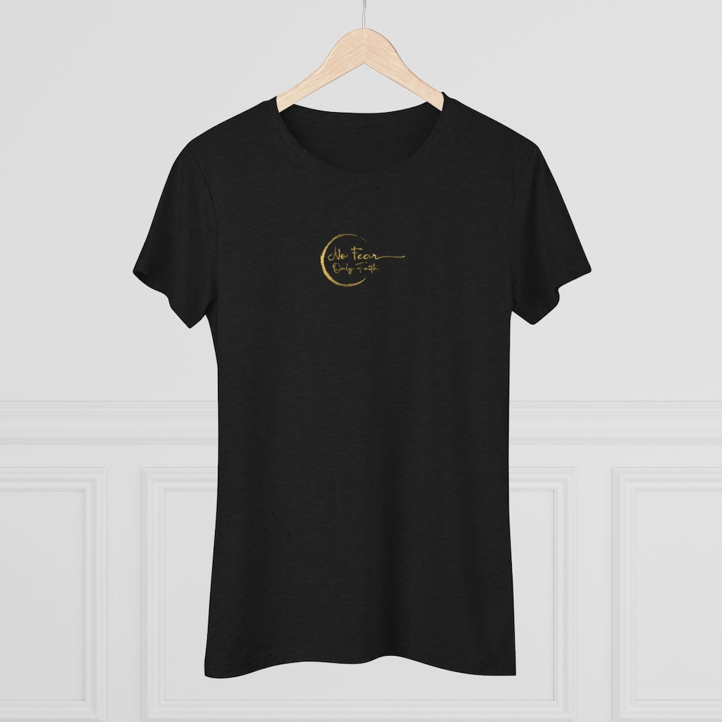 Women's Triblend Tee (No Fear Gold)