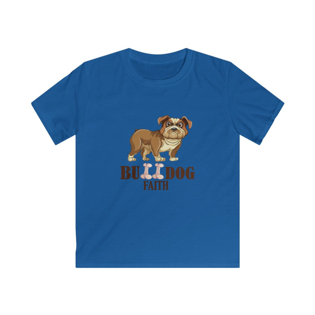 Kids Softstyle Tee (Bulldog Faith)