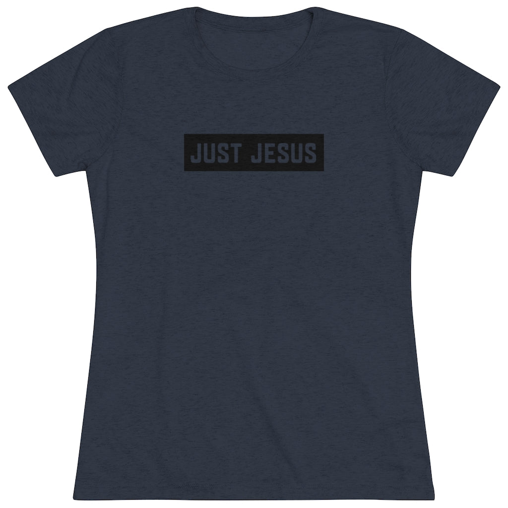 Women's Triblend Tee (Just Jesus)