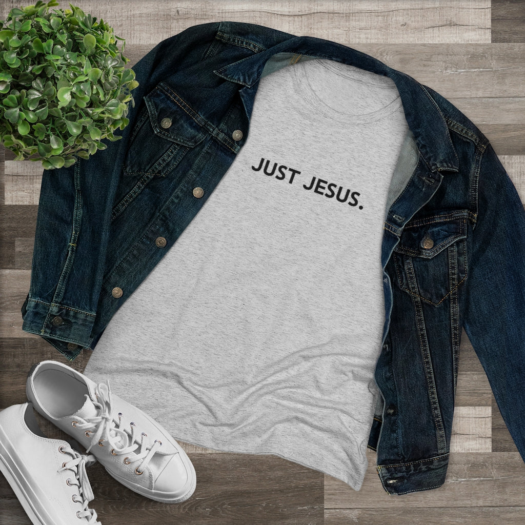 Women's Triblend Tee (Just Jesus)