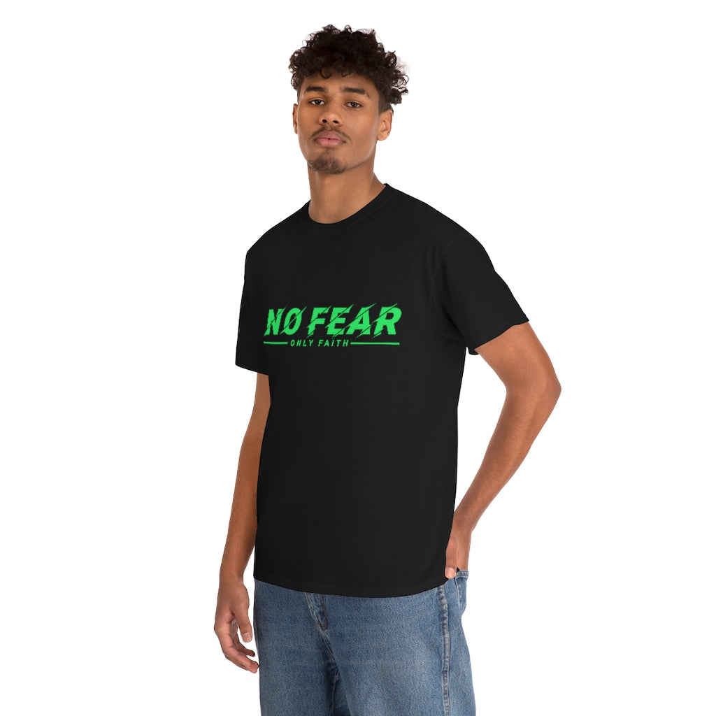 Unisex Heavy Cotton Tee (No Fear Green)