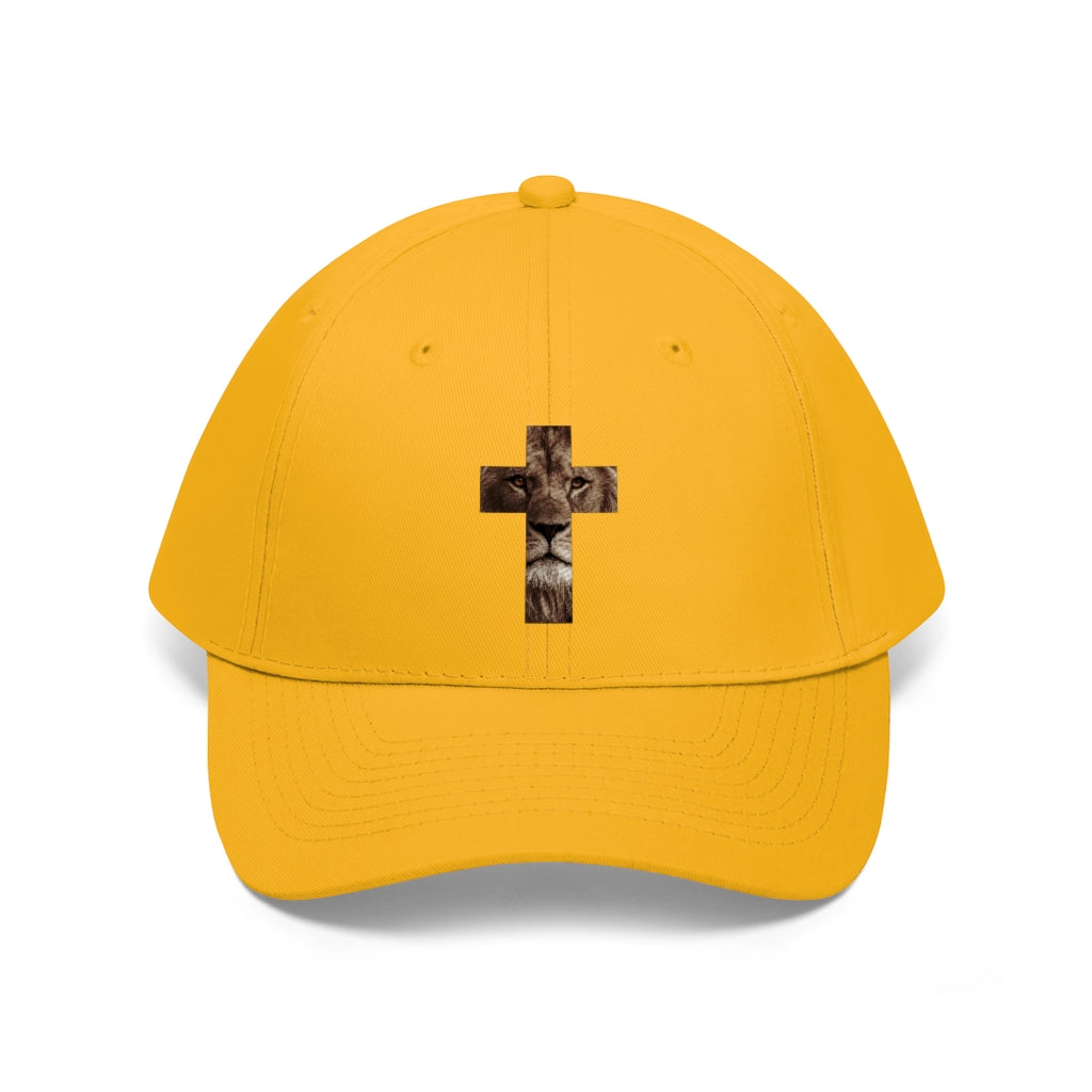 Unisex Twill Hat (Lion Cross)