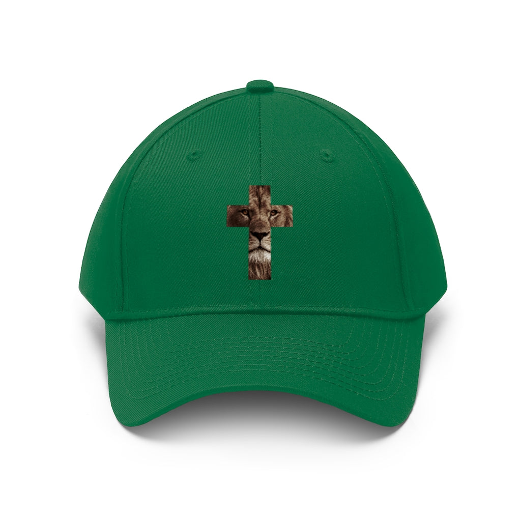 Unisex Twill Hat (Lion Cross)