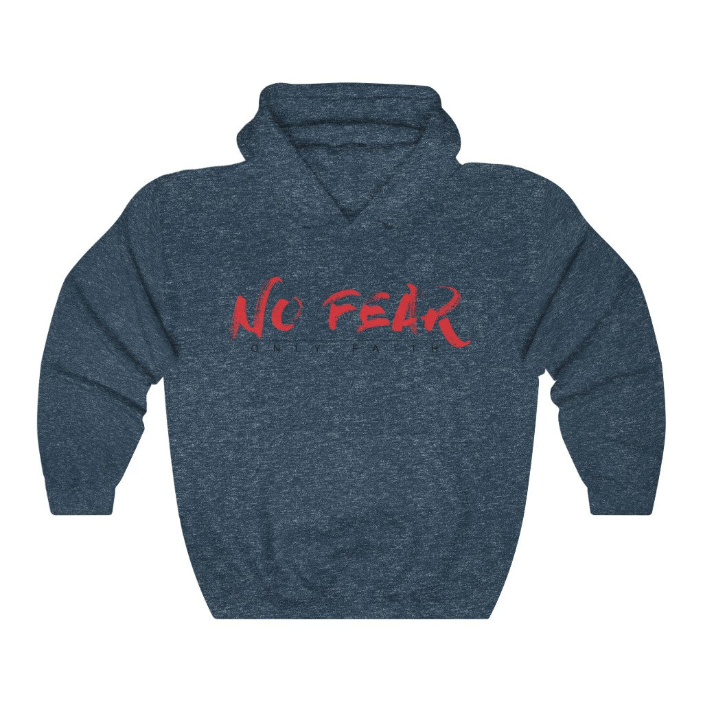 Unisex Heavy Blend™ Hooded Sweatshirt (No Fear Red)
